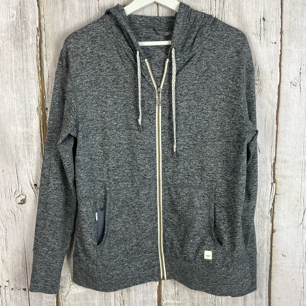 Vuori Full Zip Dream Knit Hoodie Large